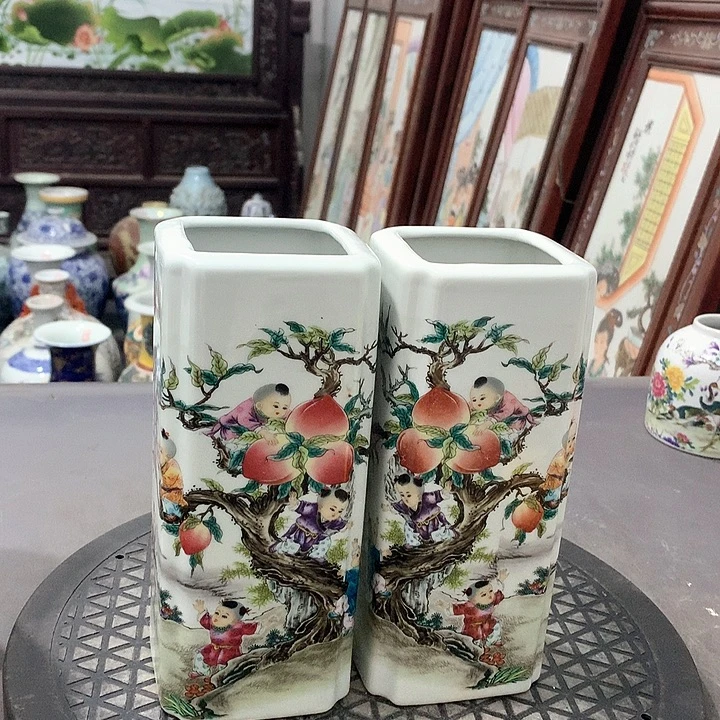 摆件陶博古架陶瓷摆件