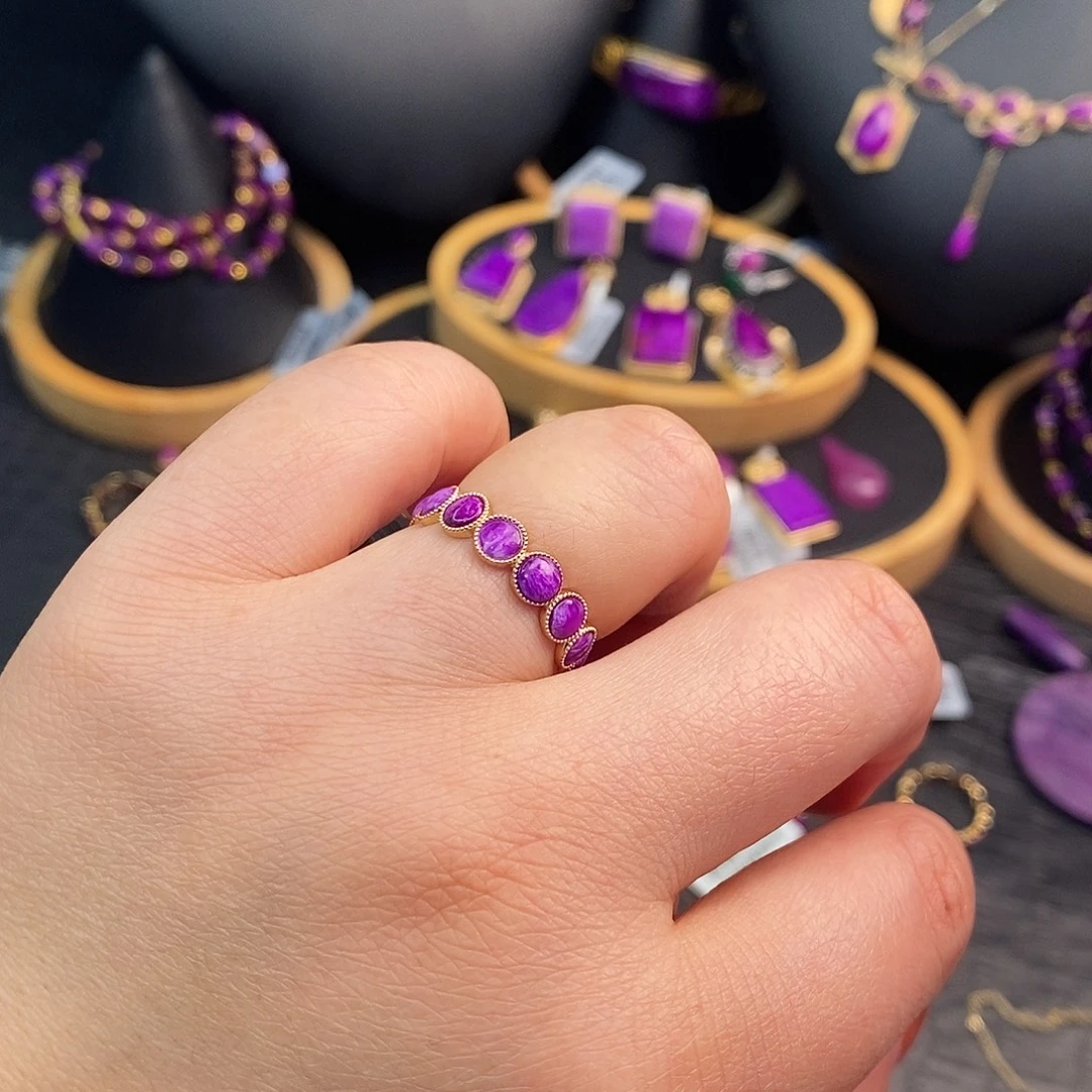 苏纪石（舒俱来）18K金镶嵌指环