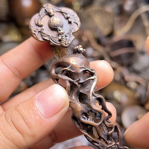 铜制文玩把玩物件