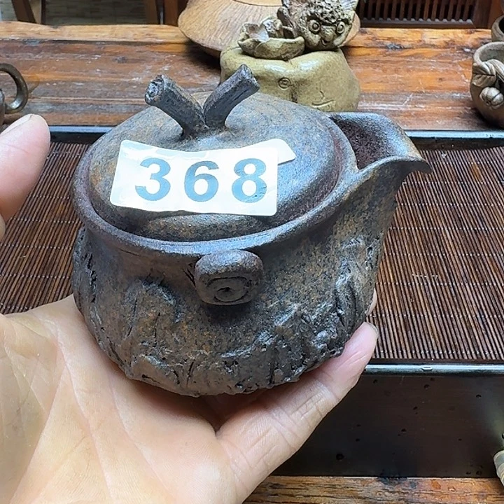 纯手工制作粗陶茶具