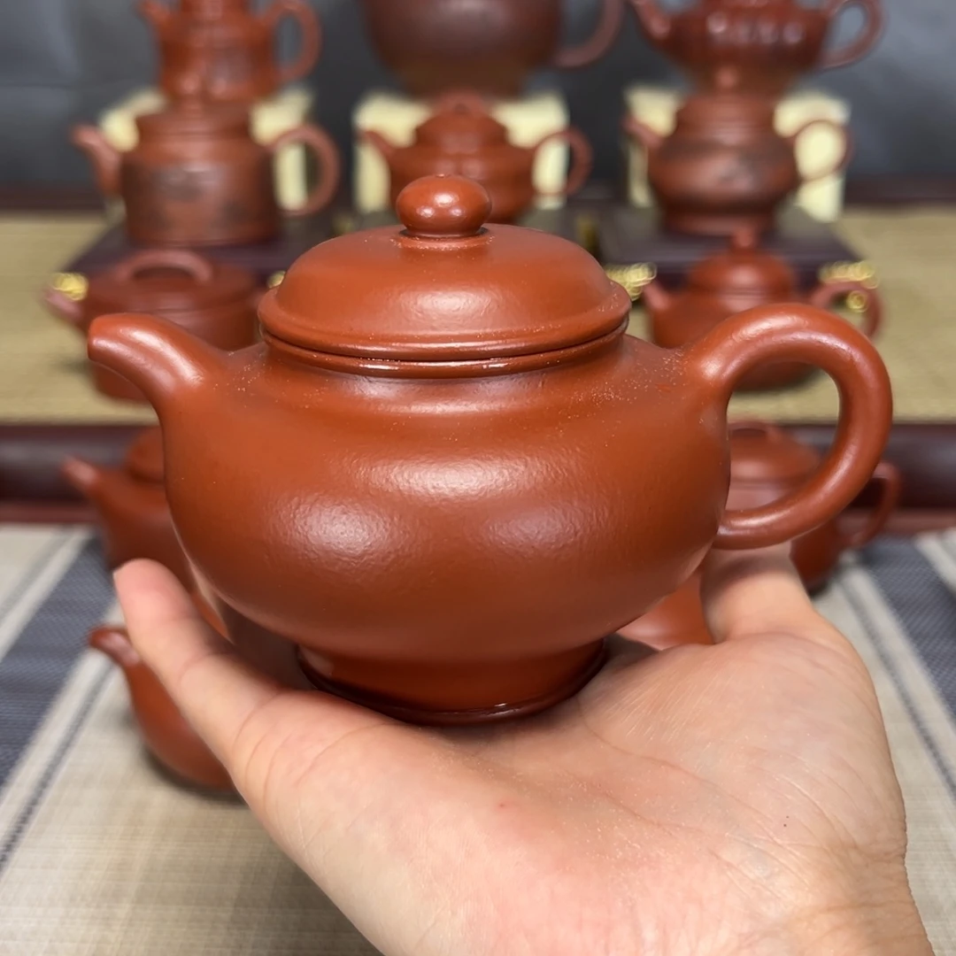 东***仔茶壶紫砂220cc掇只全手工制作