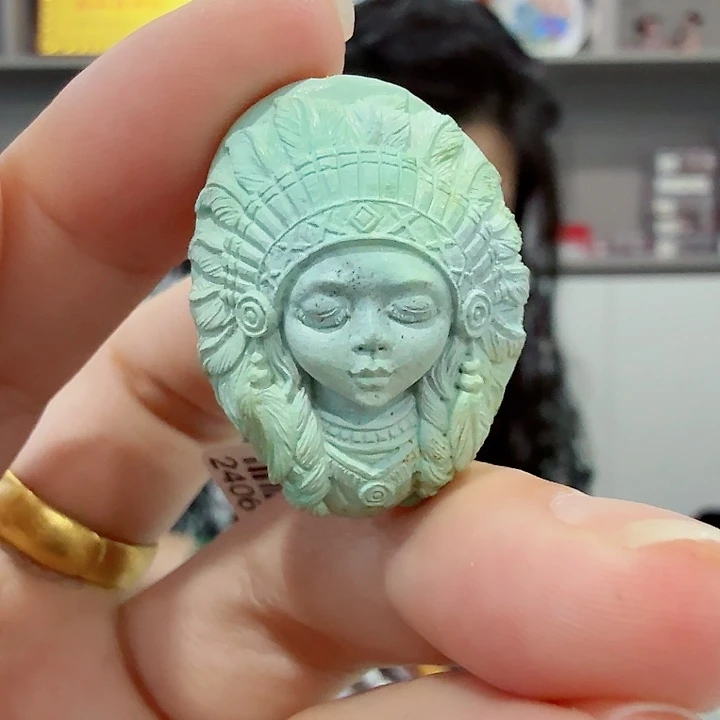 绿松石未镶嵌珠宝奇石