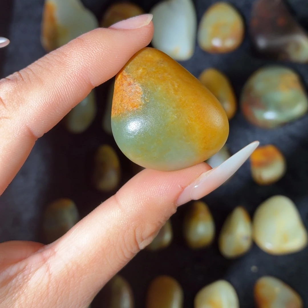 和田玉未镶嵌挂件27.8