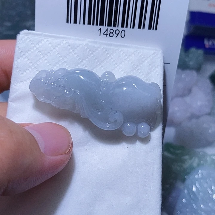 翡翠未镶嵌颈饰天光墟翡翠市场现金代购