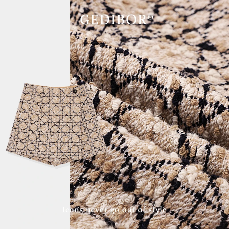 【GEDIBOR】“藤格裙裤”时尚新款藤格纹气质显瘦半身裙裤