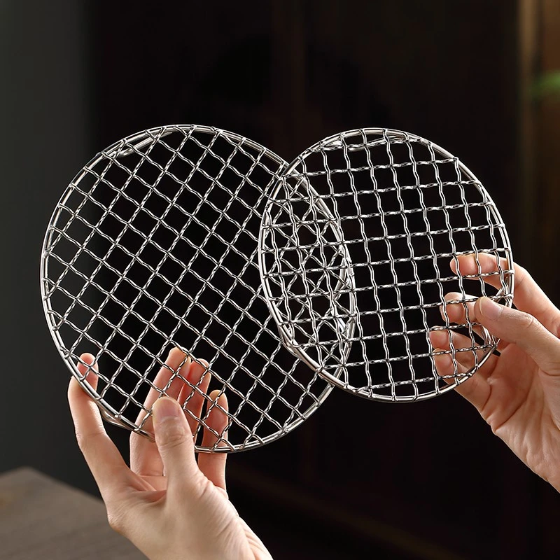 加粗不锈钢围炉煮茶网茶炉烤网围炉烤肉网电陶炉网烤枣烤地瓜橘子