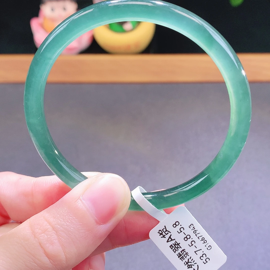 翡翠未镶嵌手镯天然翡翠