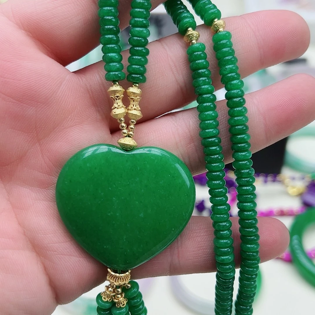 翡翠吊坠(赠链)银S925镶嵌