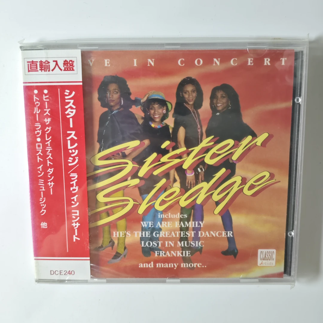 20【正版】斯莱兹姐妹 Live in concert Sister Sledge CD