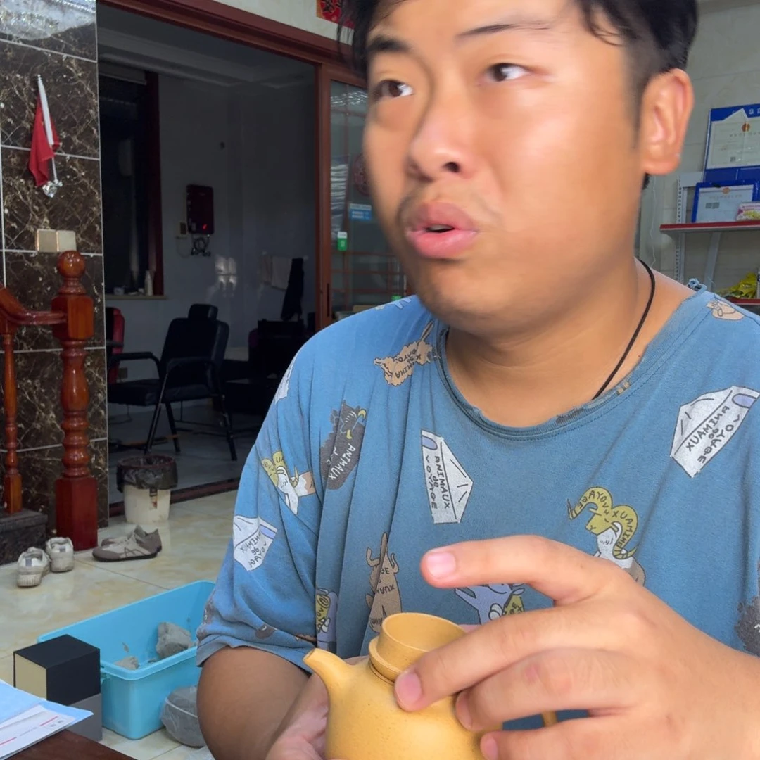 茶壶紫砂半手工 使用过 瑕疵