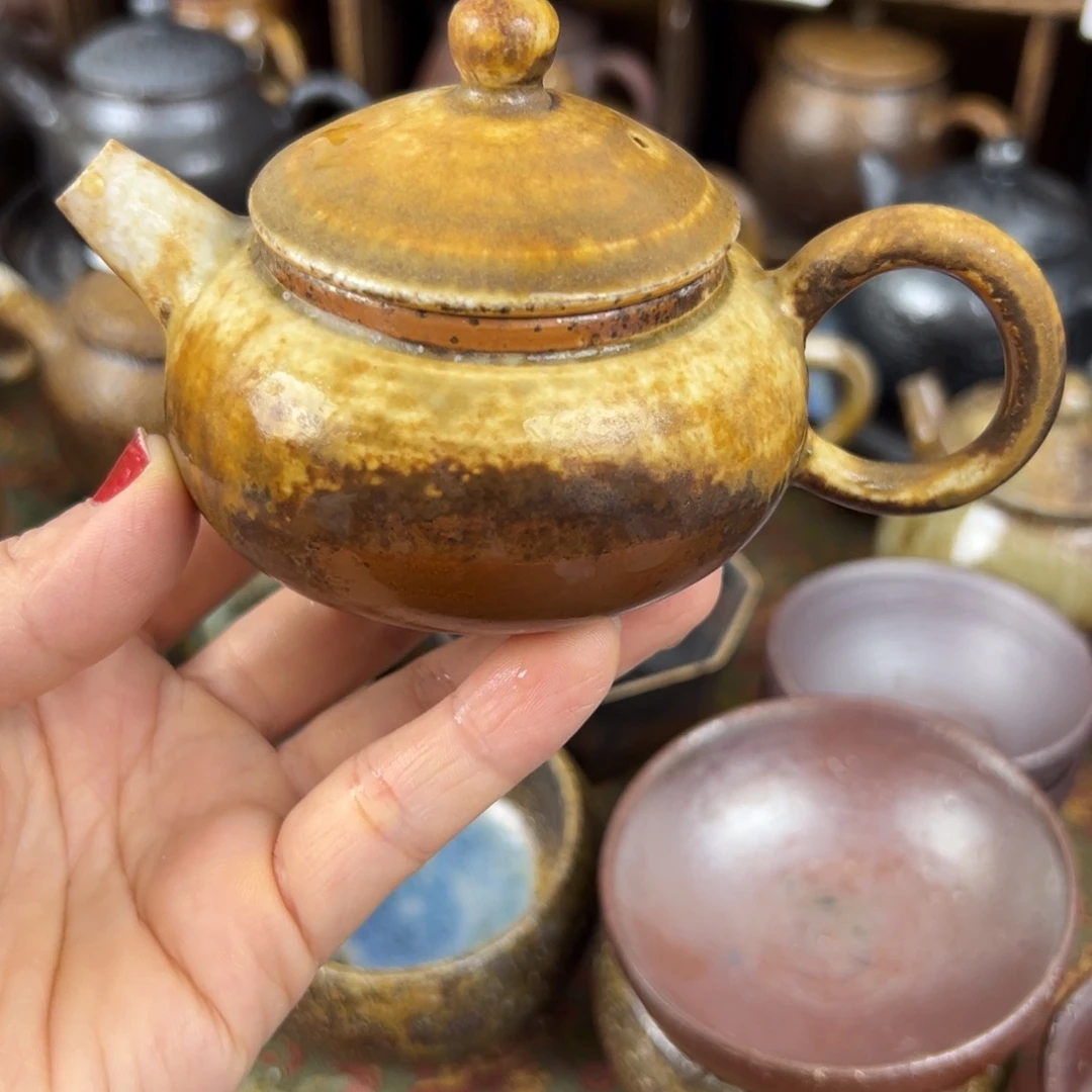 柴烧茶器柴烧茶器主人壶