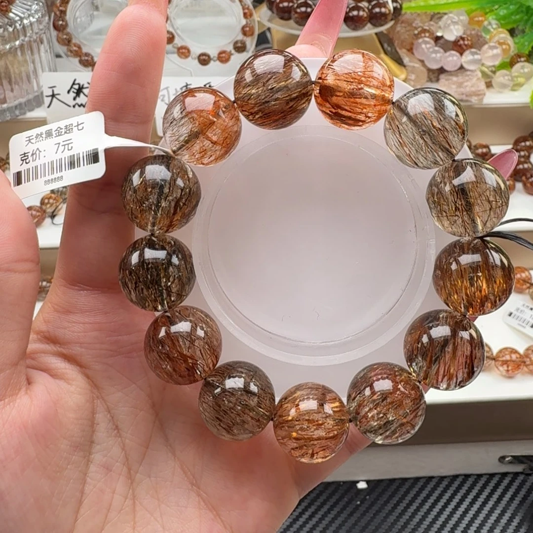 手链未镶嵌水晶黑金超七多样性发其一