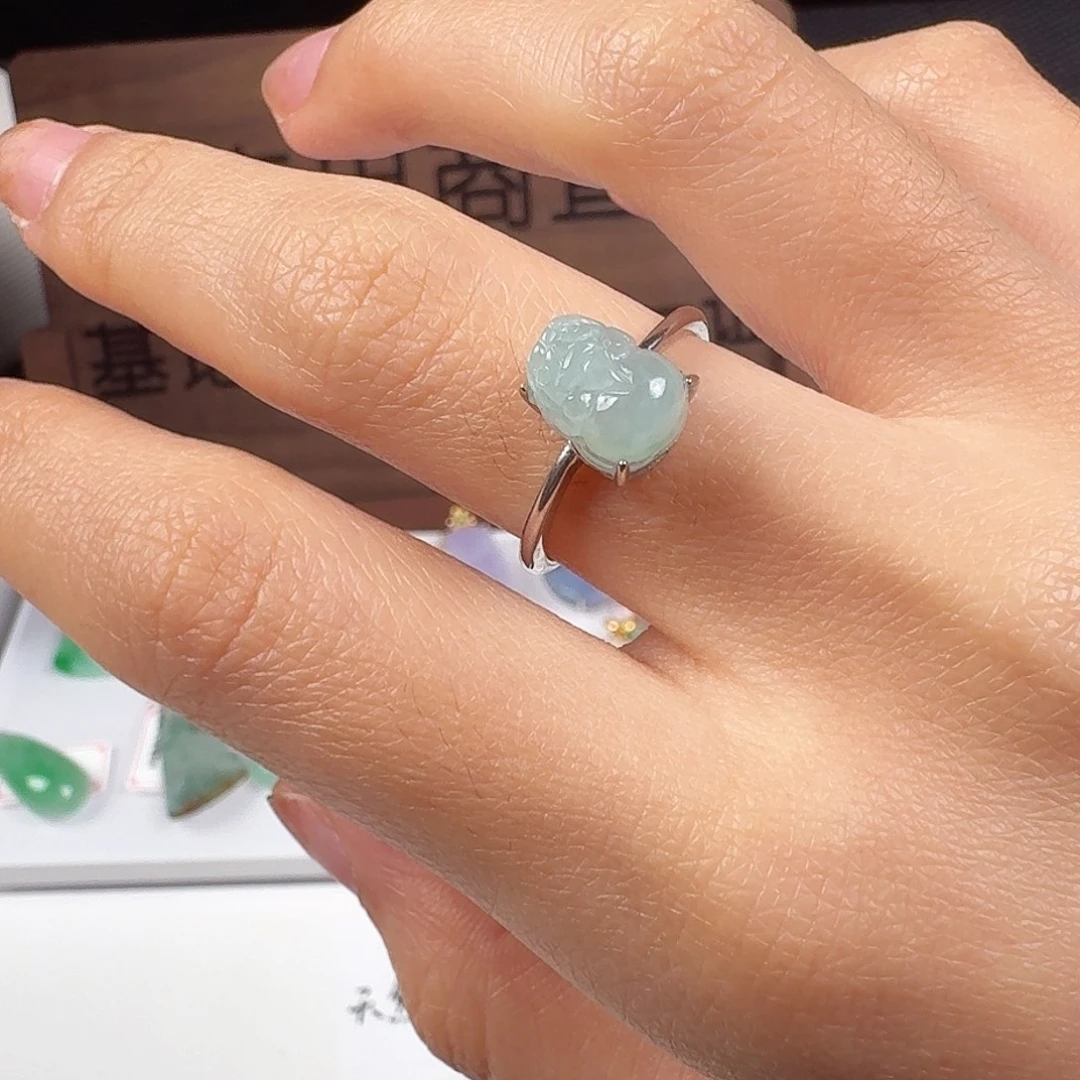 翡翠银S925镶嵌颈饰