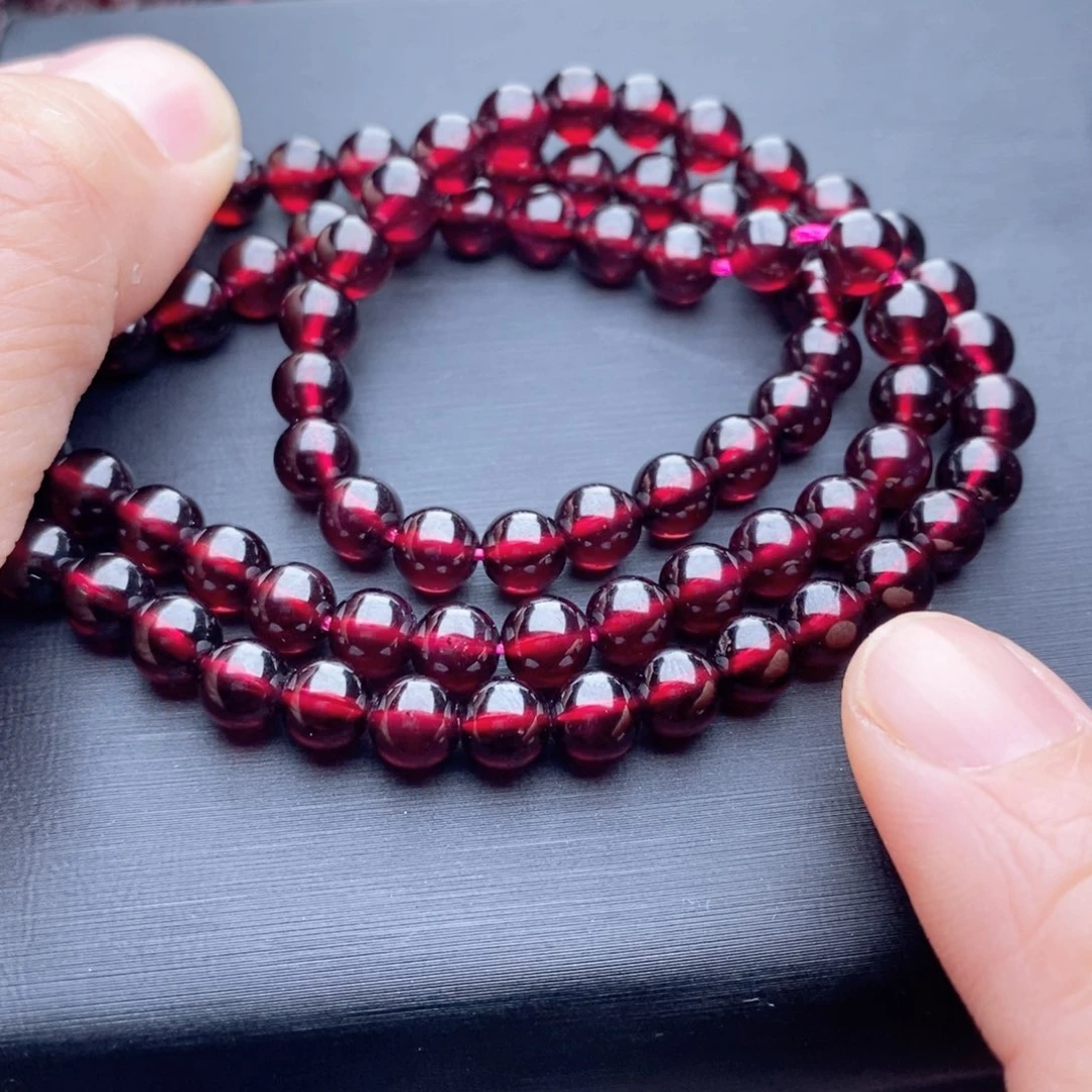 手链未镶嵌石榴石李**姐5.8毫米专柜