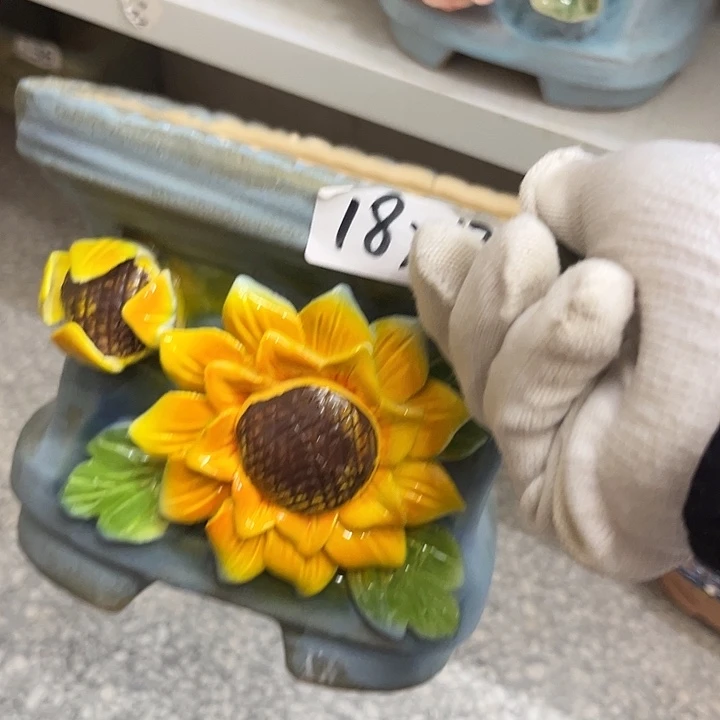 粗陶材质多肉花盆