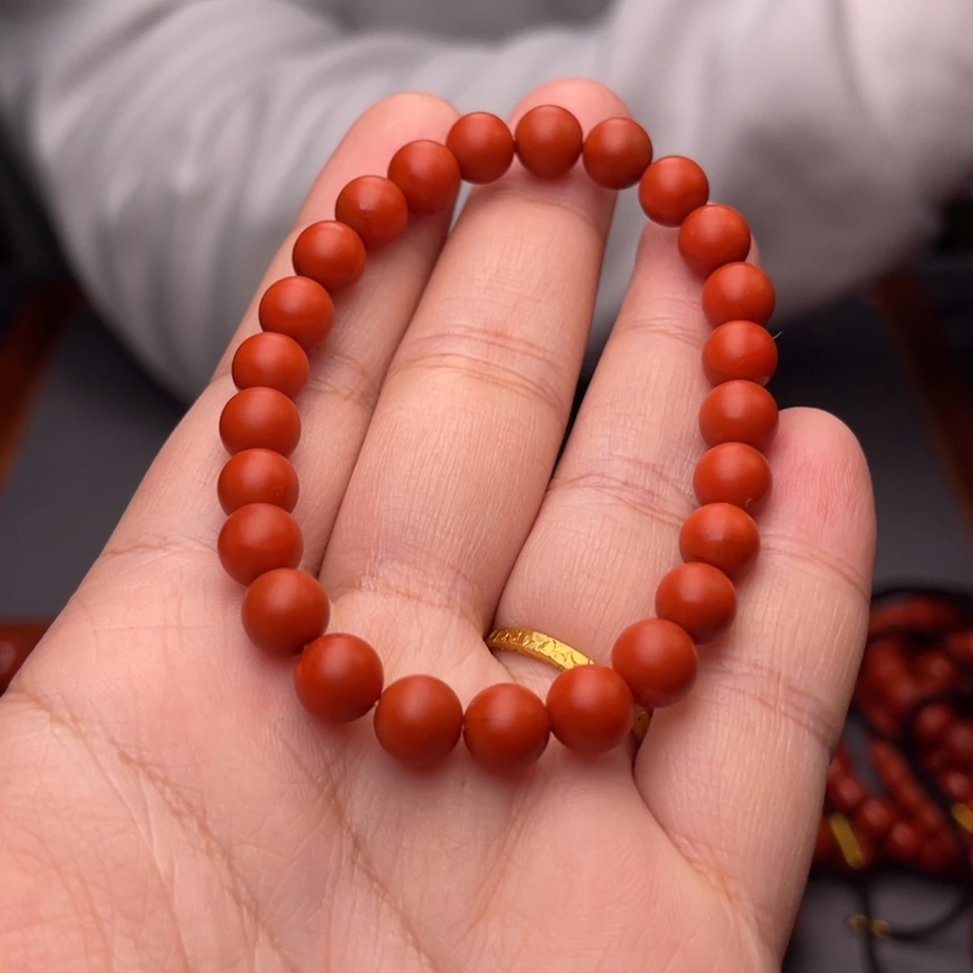 未镶嵌保山卡7毫米➕南红玛瑙