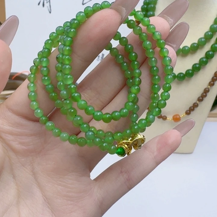 手链未镶嵌和田玉（糖玉）