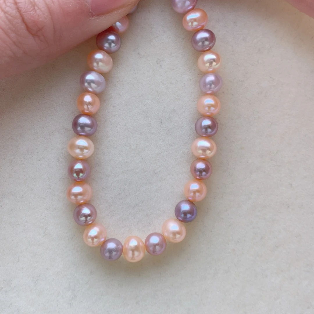 淡水珍珠6-7mm无核手链未镶嵌
