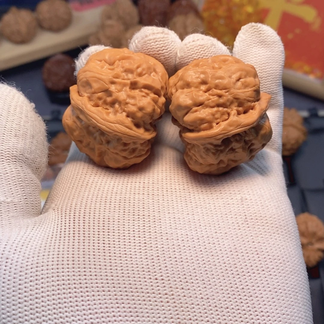 文玩核桃把件39尺怀柔蛤蟆头H394