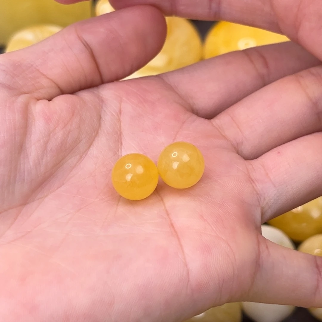 未镶嵌琥珀裸石时*序单珠