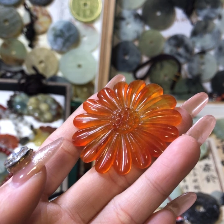 岫玉岫玉挂件不退不换合金帧**寒