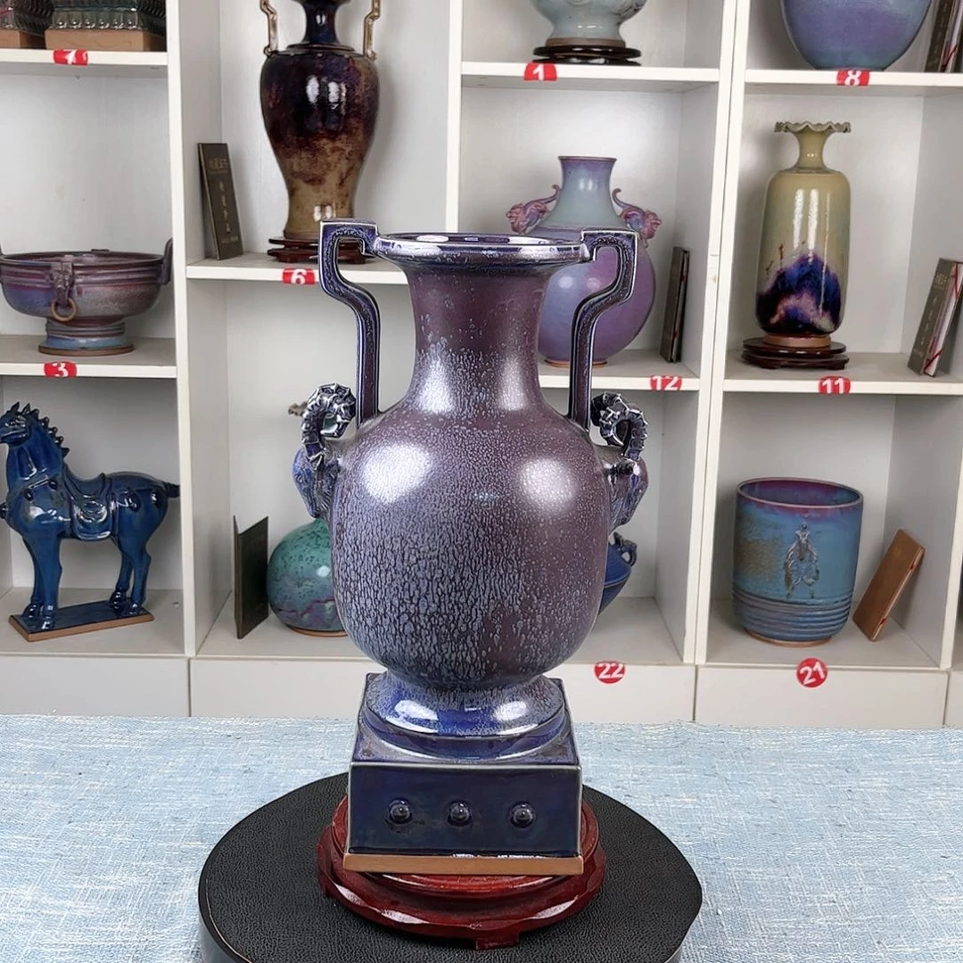 瓷片吉祥尊炭烧高端