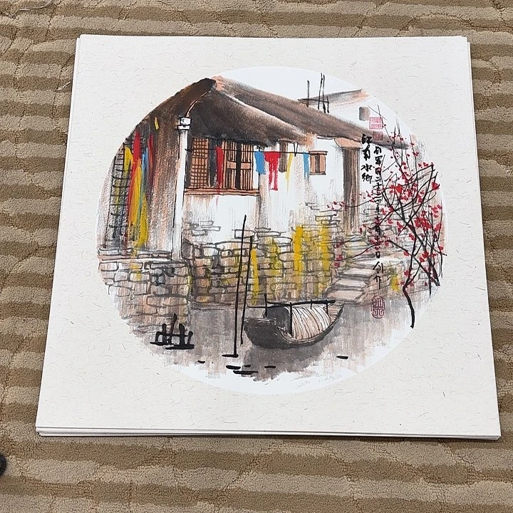 国画悦*花鸟等多种鸟类的栖息环境50.50