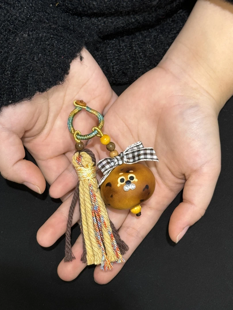 黑不溜秋小哭豹 独霸葫芦包包挂件