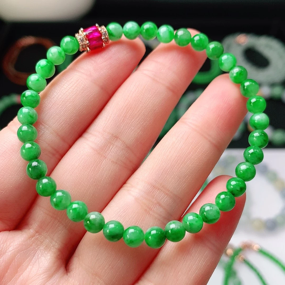 翡翠未镶嵌手链翡翠