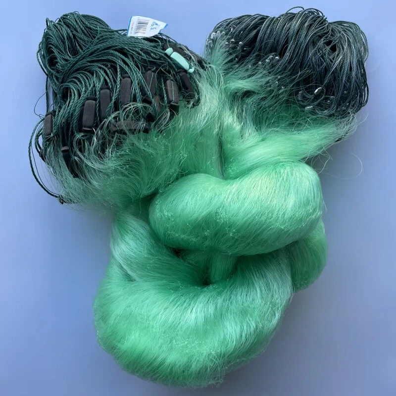 槐渔 4-6米柔丝绿丝网 三层网 渔网 水库网 抓鱼网 捕鱼网