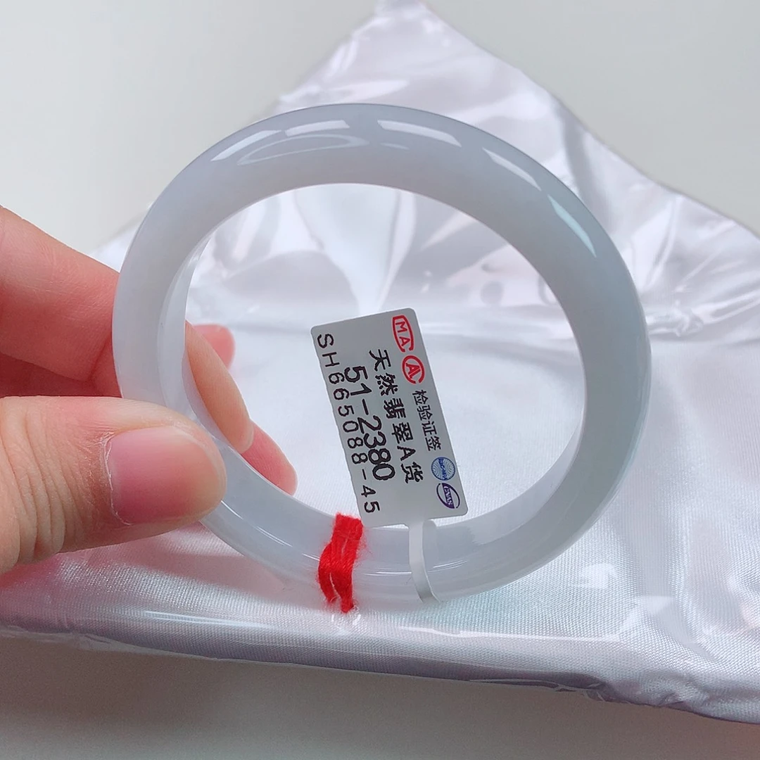 翡翠手镯未镶嵌51正圈