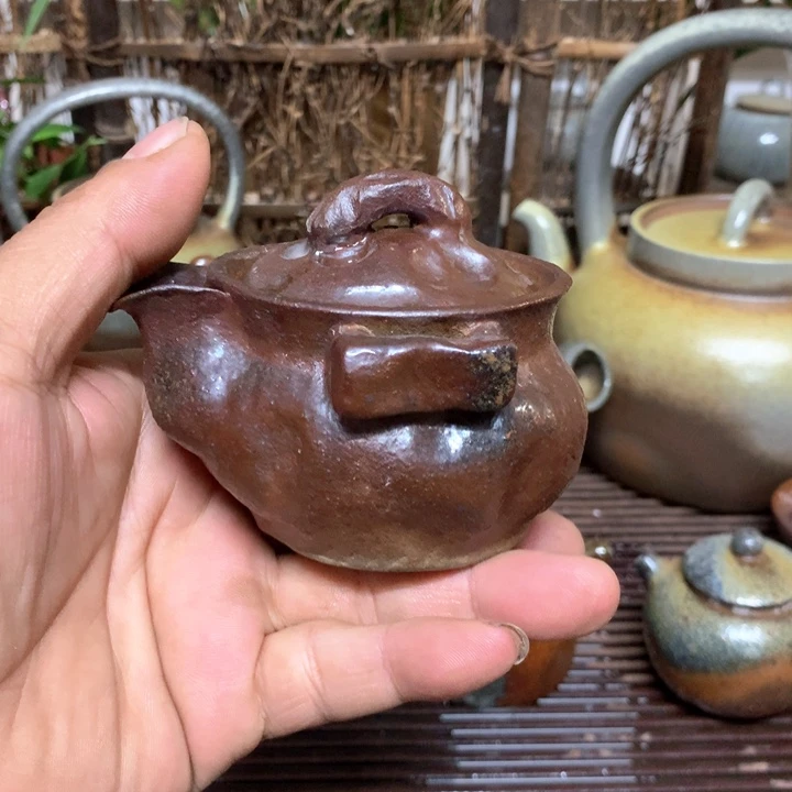 紫砂茶壶郝***生纯自然高温裸柴烧