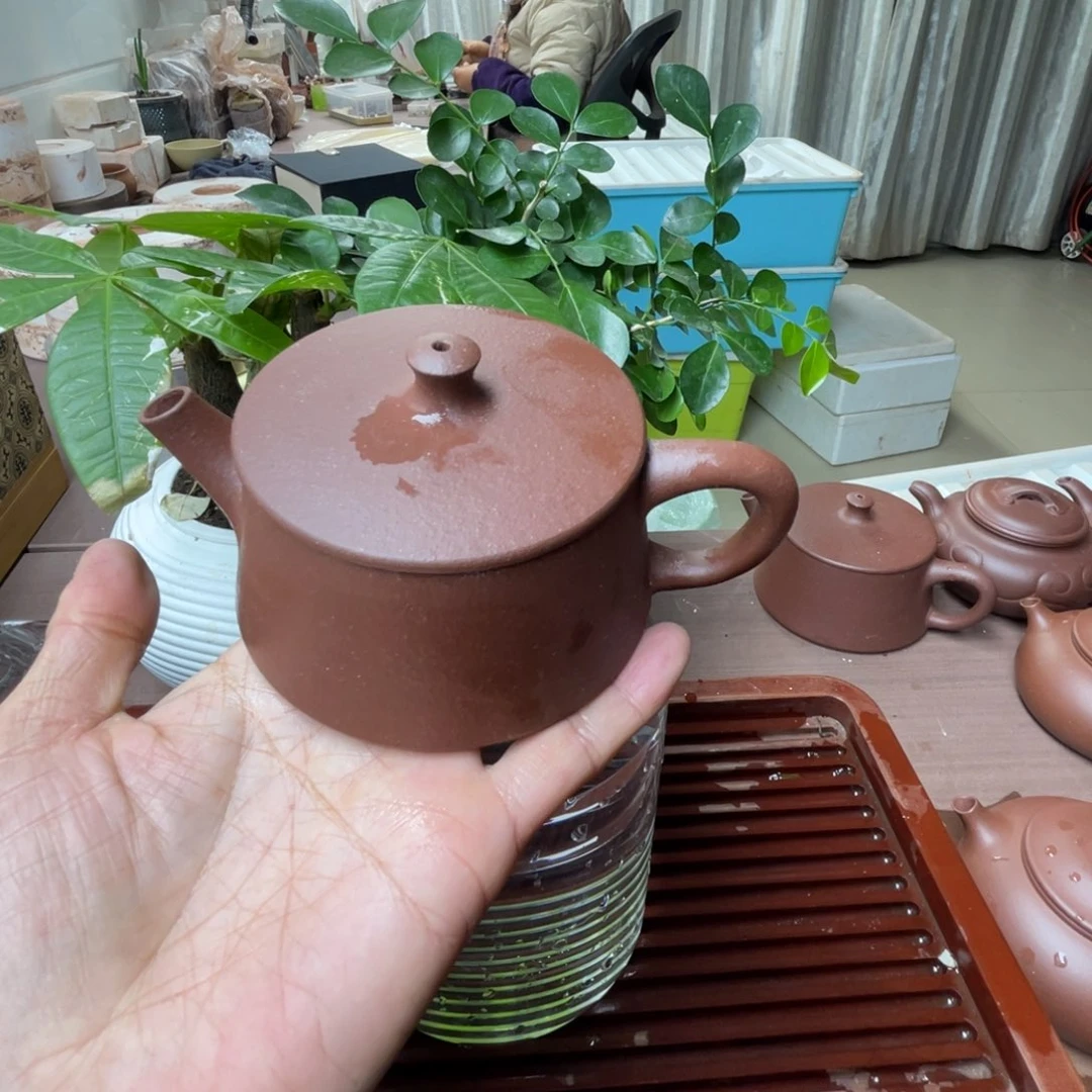 茶壶紫砂云柱一个底槽清