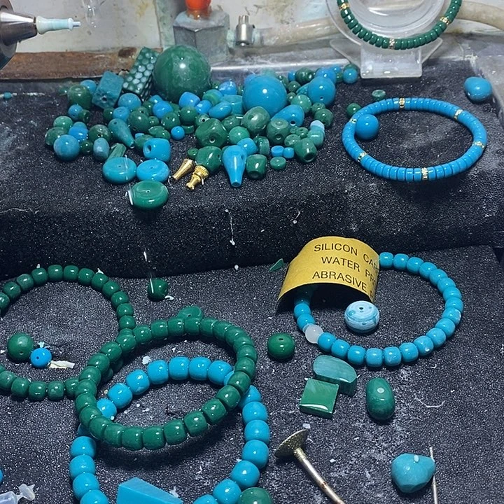 天***空石英石非金属一个13的4个12的老油绿老型