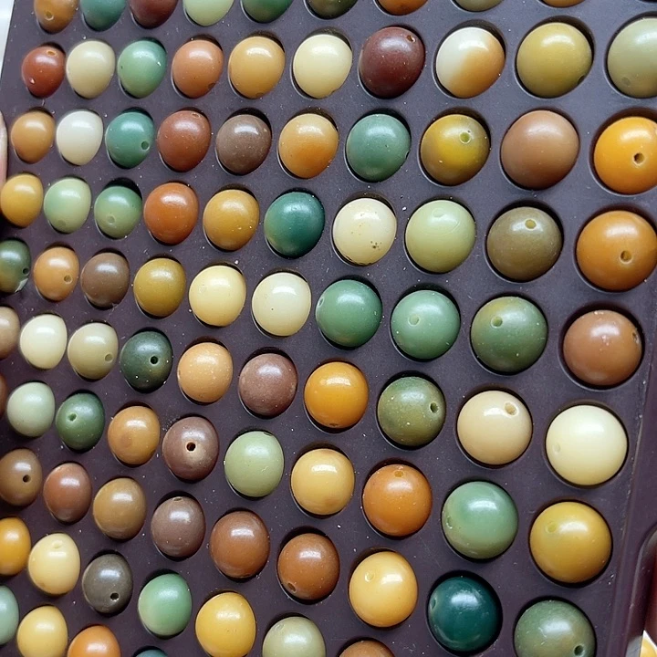 白玉菩提吊坠瑕疵12马卡龙圆珠50颗卡灯牌宠60颗