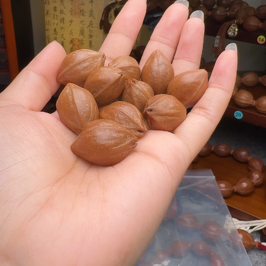 橄榄核手串18+/27老核 原皮带霜 梅林铁核