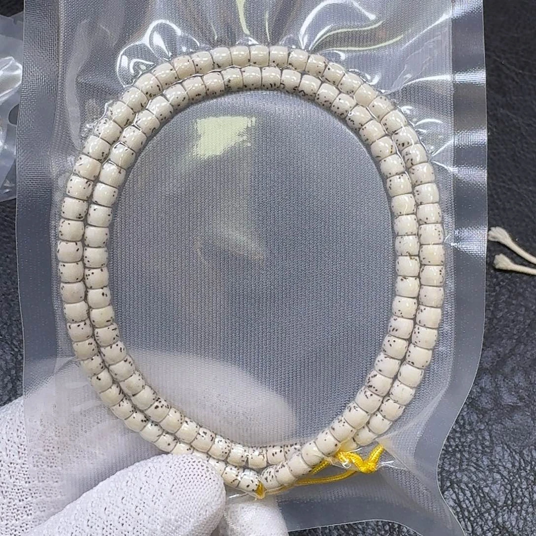 星月菩提手串6*5原生态大留白直切