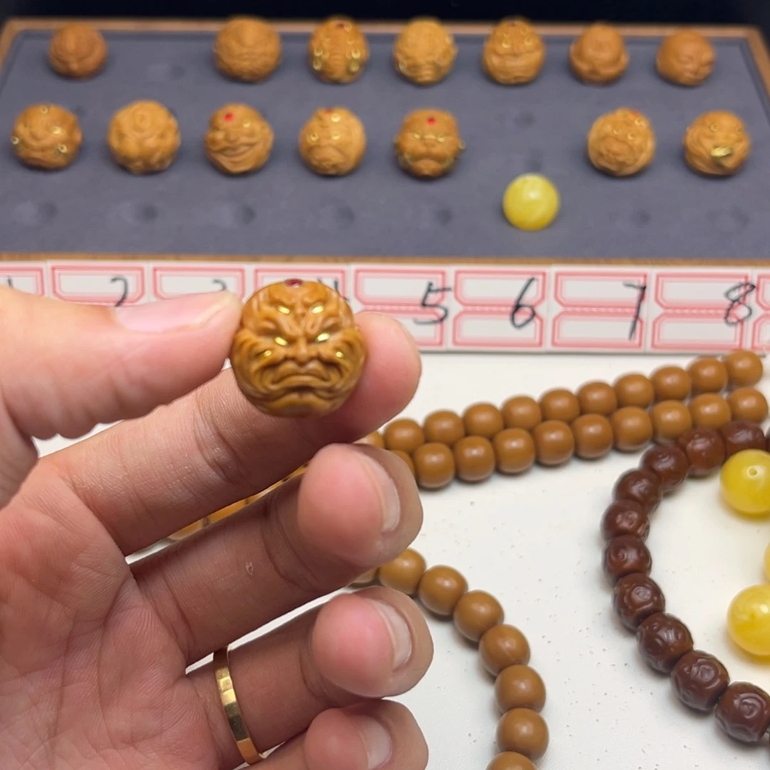 手串猴头核桃老型加单颗