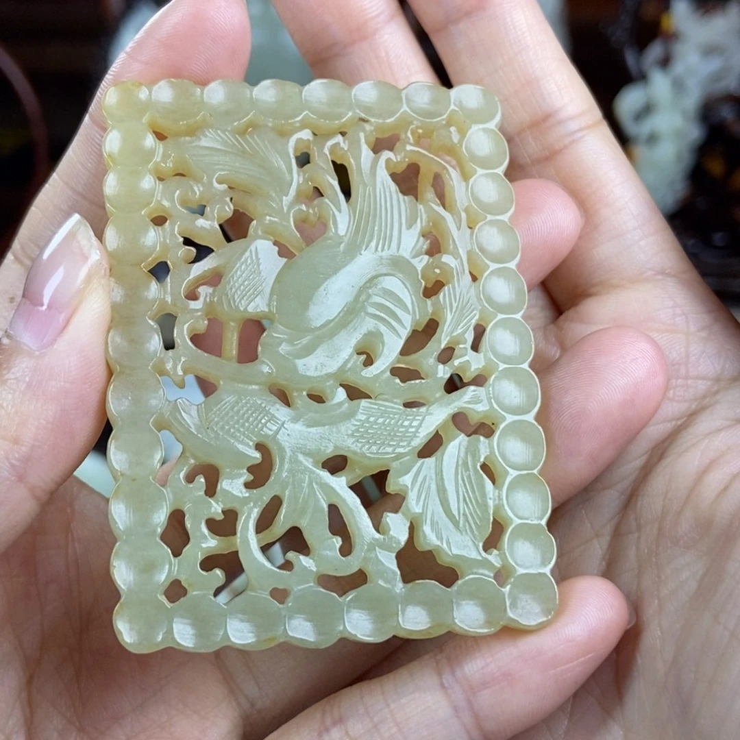 和田玉挂件未镶嵌云*男