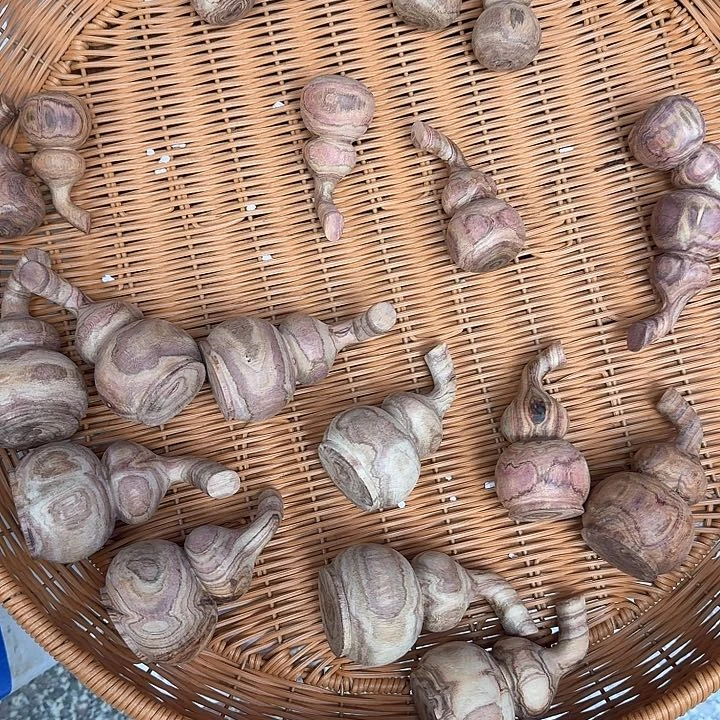 木能*单越南黄花梨葫芦手把件