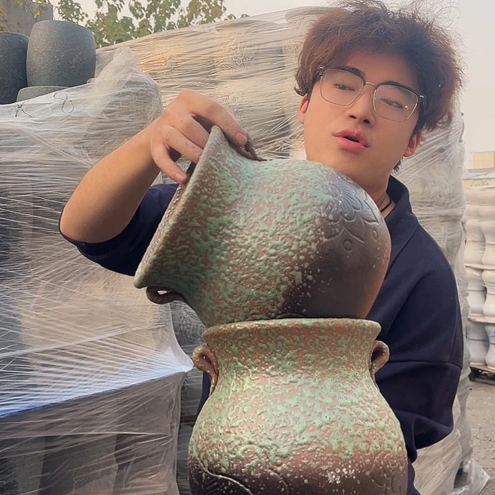 花盆紫砂宜兴紫砂粗陶花盆