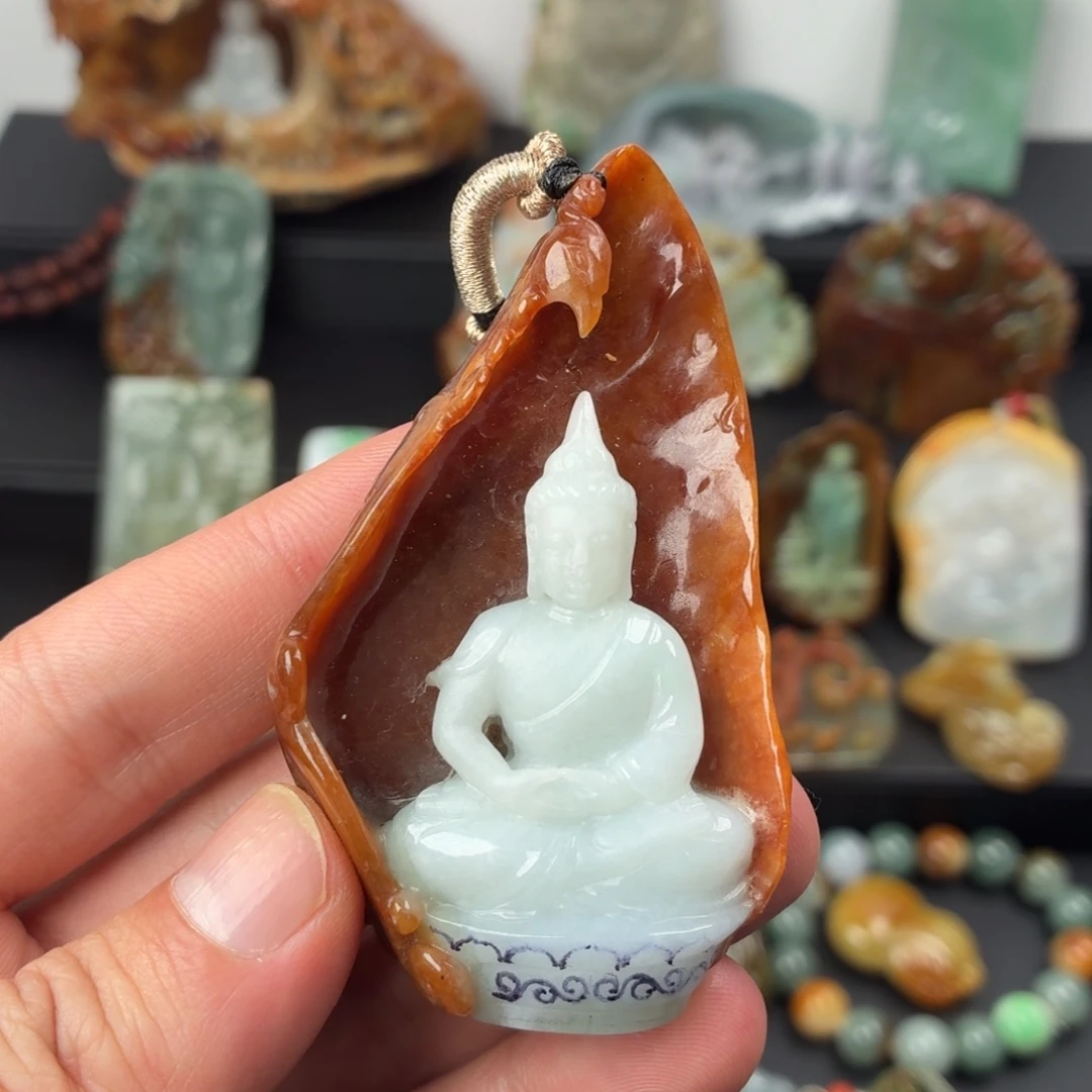 定制翡翠未镶嵌定制莲花座