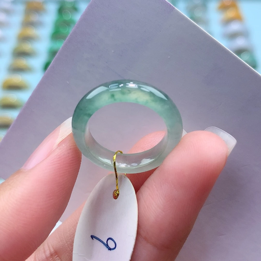 未镶嵌戒指翡翠9圈