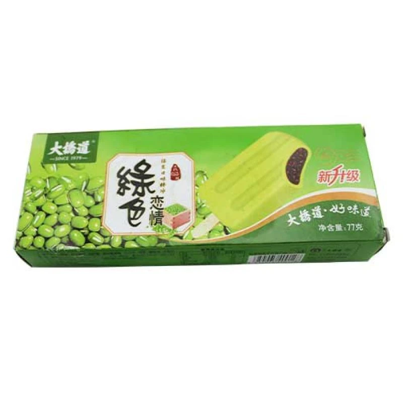 【顺丰冷链到家】大桥道绿色恋情盒70g9支网红雪糕