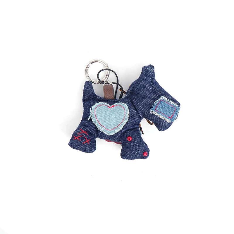 UCM新款时尚百搭可爱牛仔手工马钥匙扣153427