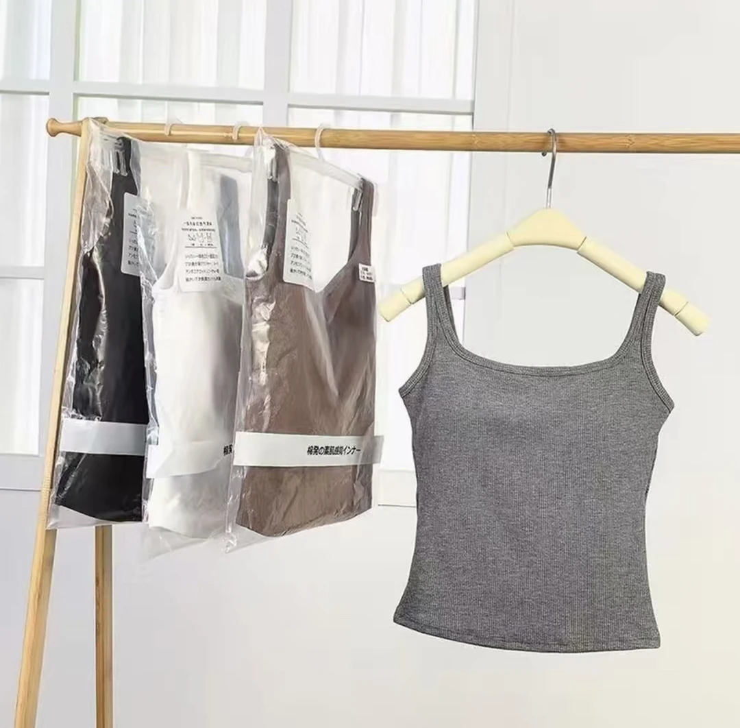 阿伊吖小方领经典百搭吊带背心