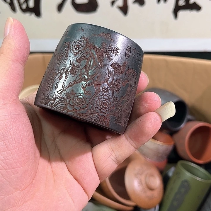 茶杯紫砂全手工紫砂主人杯