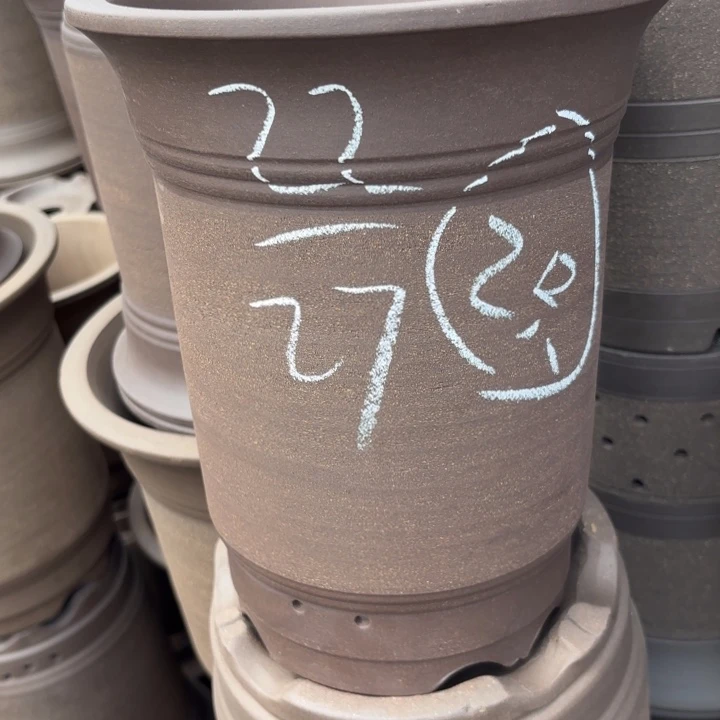 紫砂花盆紫砂的花