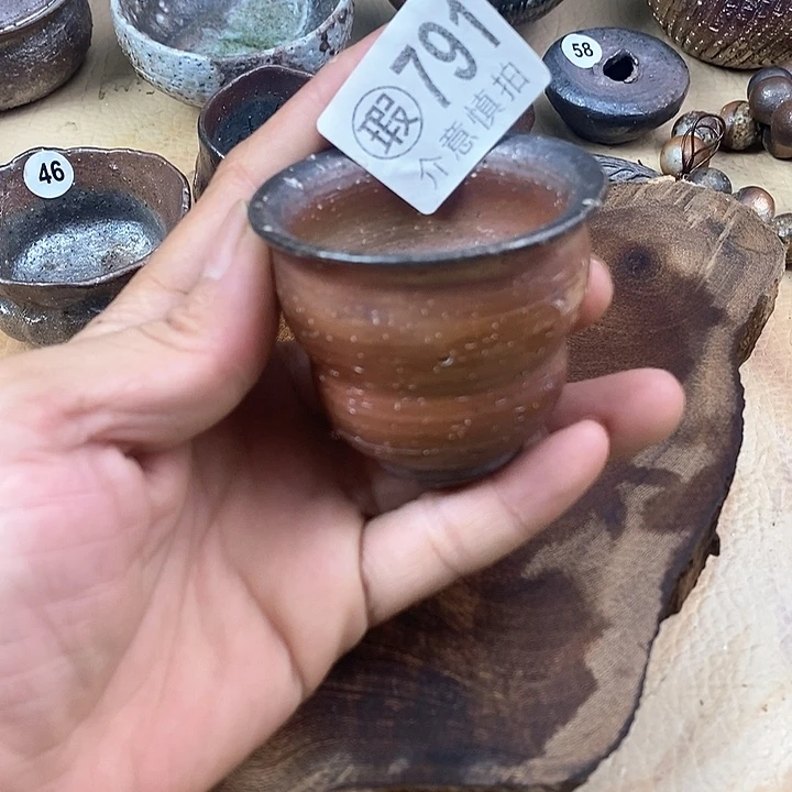 手工粗陶、柴烧茶器
