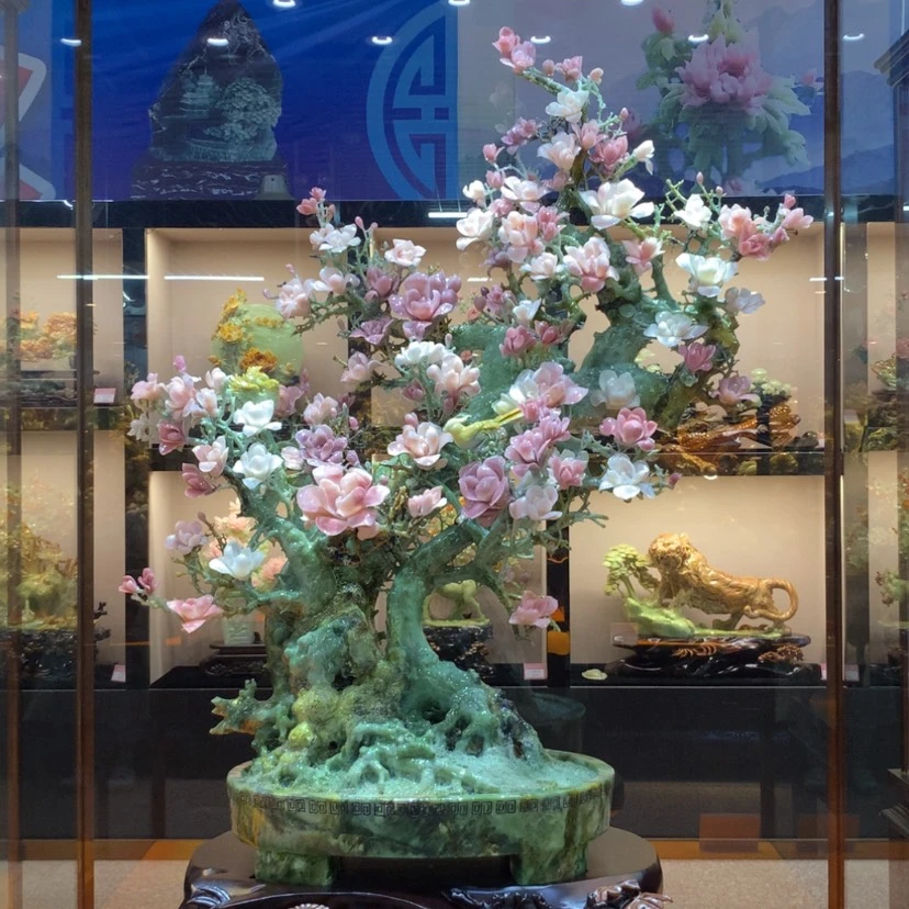 【闪购商品】蛇纹石玉未镶嵌摆件覆膜